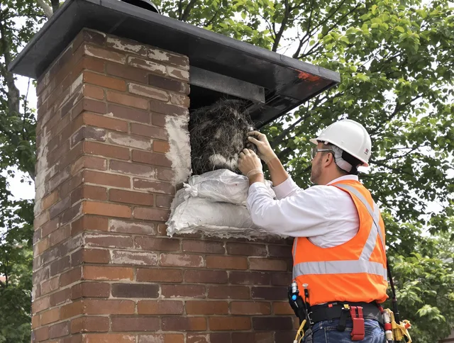 Humane removal of debris and animals by Canton Chimney Sweep in Canton, CT