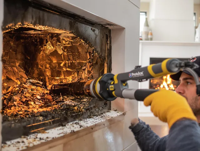 Professional chimney cleaning by Canton Chimney Sweep in Canton, CT
