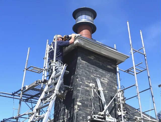 Sturdy chimney crown finished by Canton Chimney Sweep in Canton, CT