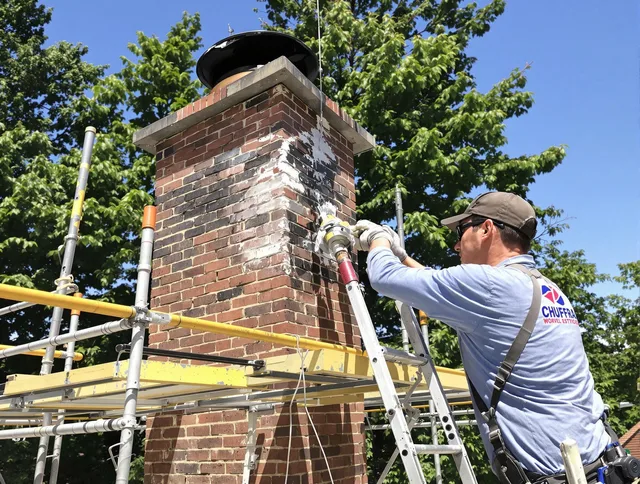 Structural chimney repair by Canton Chimney Sweep in Canton, CT