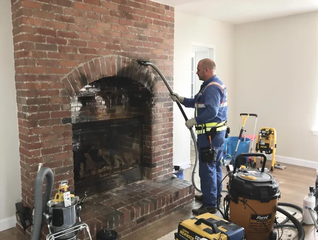Canton Chimney Sweep expert performing detailed chimney sweep in Canton, CT