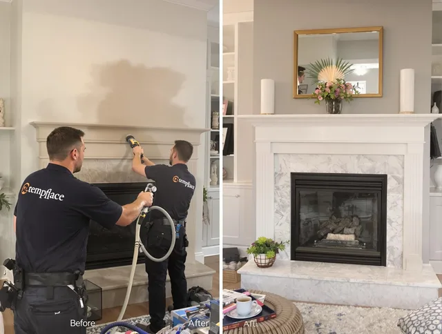 Professional soot removal by Canton Chimney Sweep team in Canton, CT